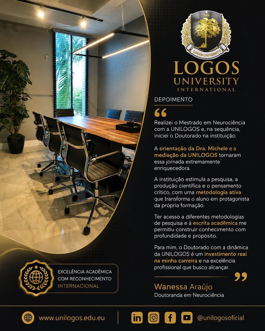 Post 6 by UniLogos® - Logos University Int. 🇺🇸🇫🇷🇪🇺 on Instagram (image)