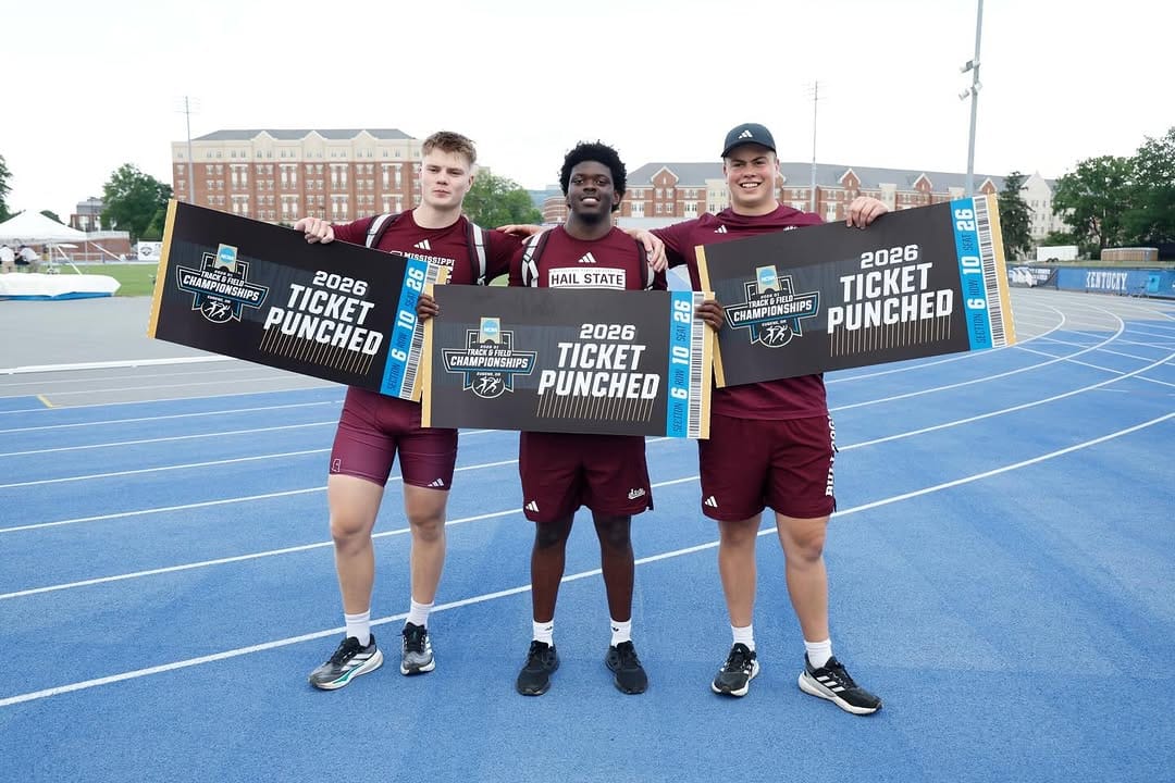 Post 3 by Mississippi State T&F on Instagram (carousel)
