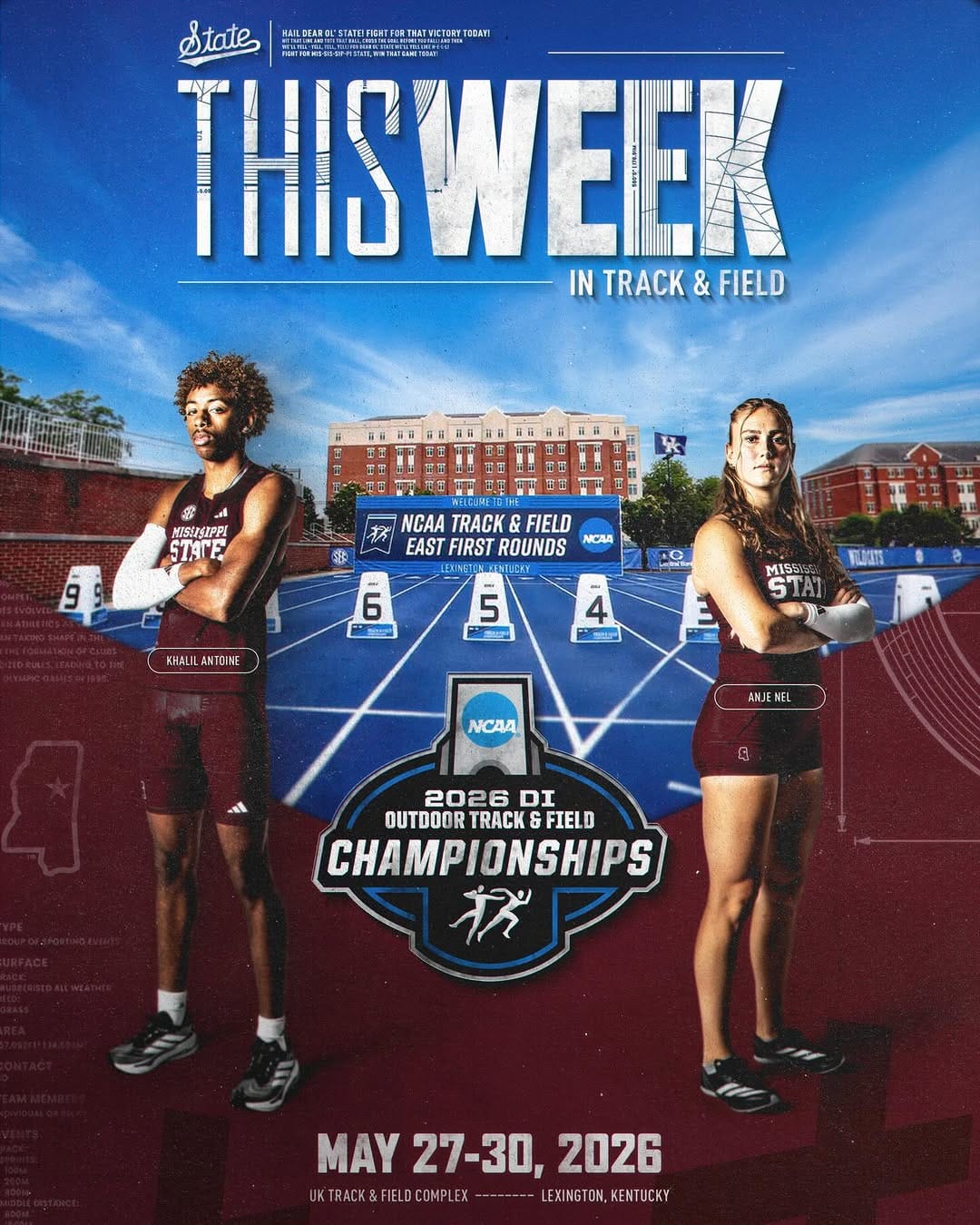 Post 8 by Mississippi State T&F on Instagram (image)