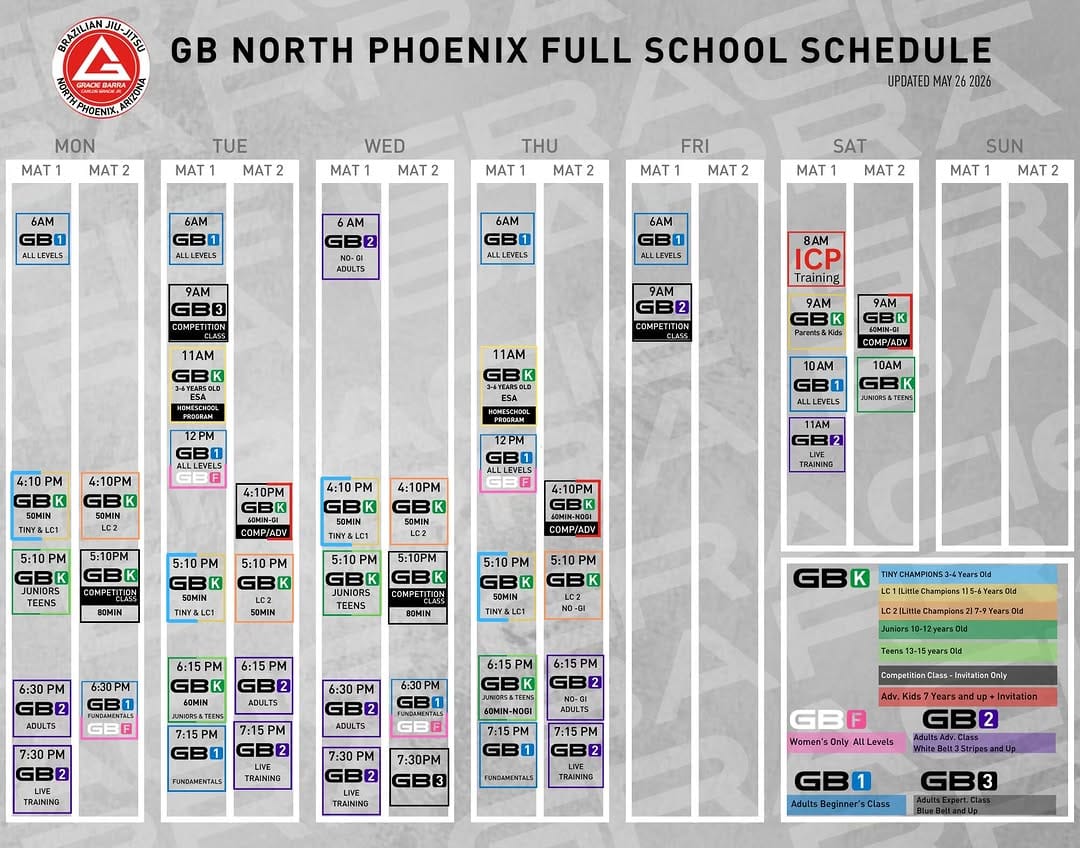 Post 1 by Gracie Barra North Phoenix on Instagram (image)