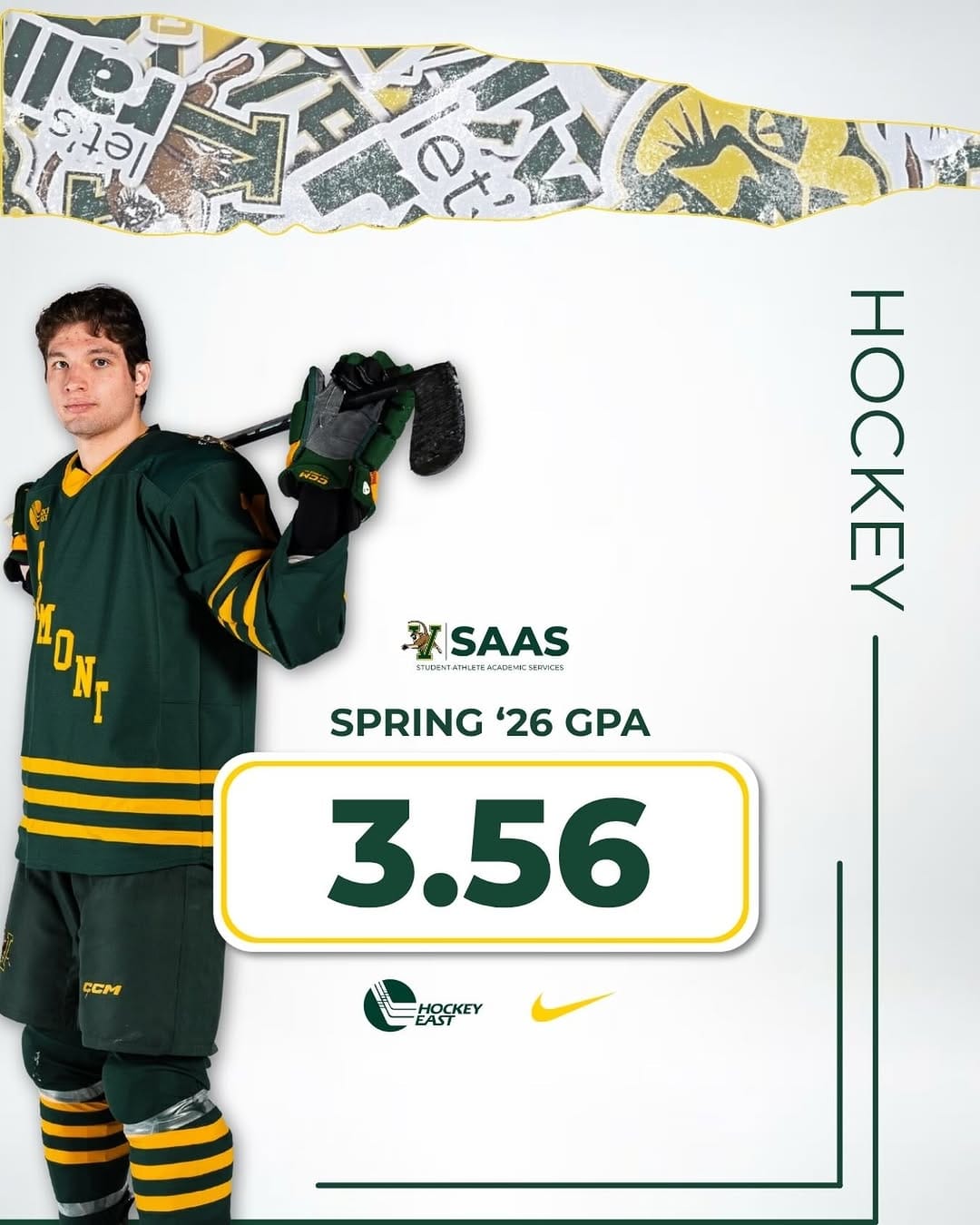 Post 7 by UVM Men's Hockey on Instagram (image)