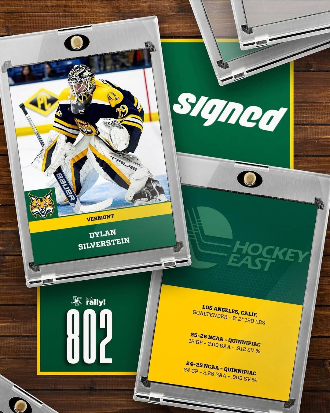 Post 8 by UVM Men's Hockey on Instagram (image)