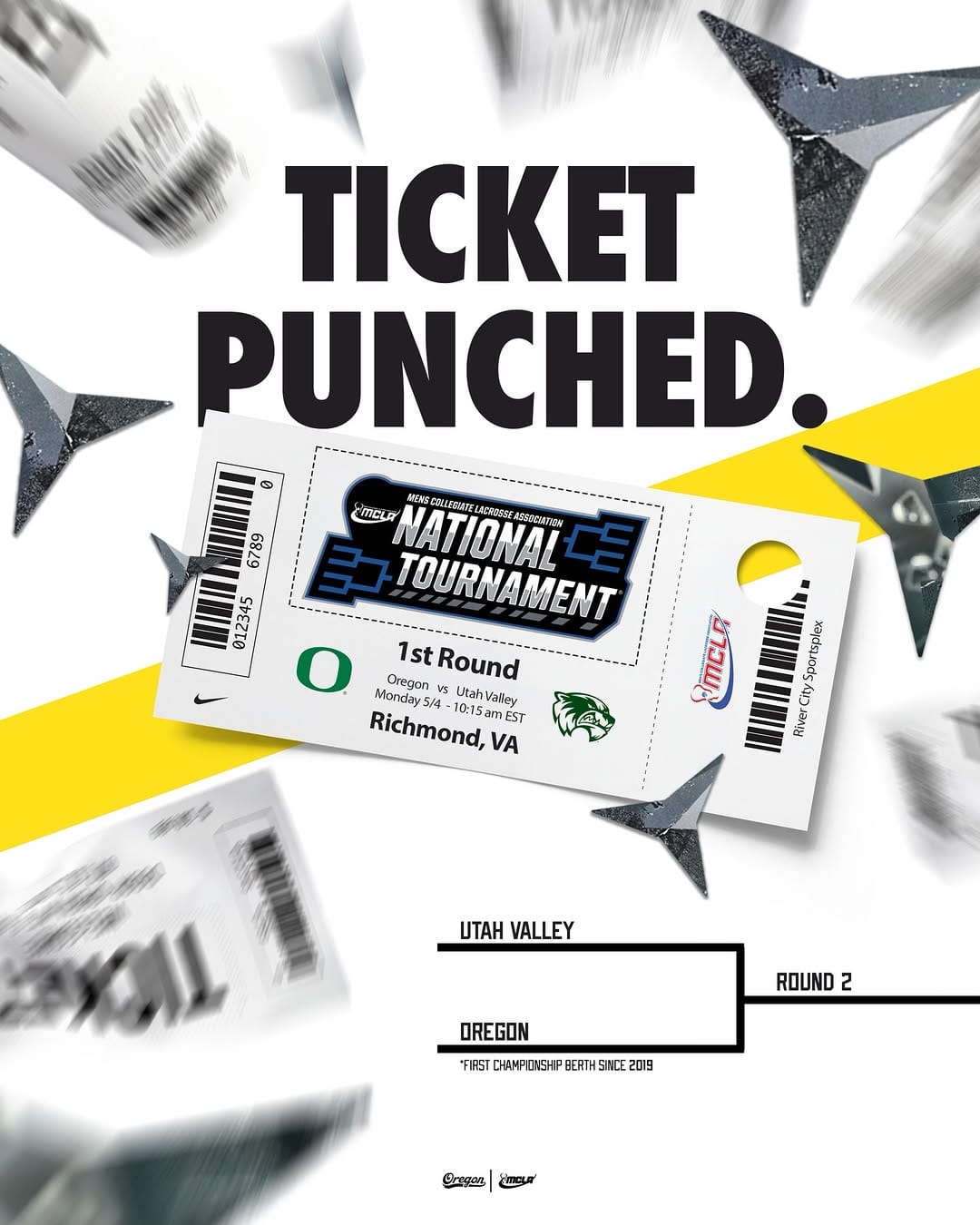 Post 6 by Oregon Men's Lacrosse on Instagram (image)