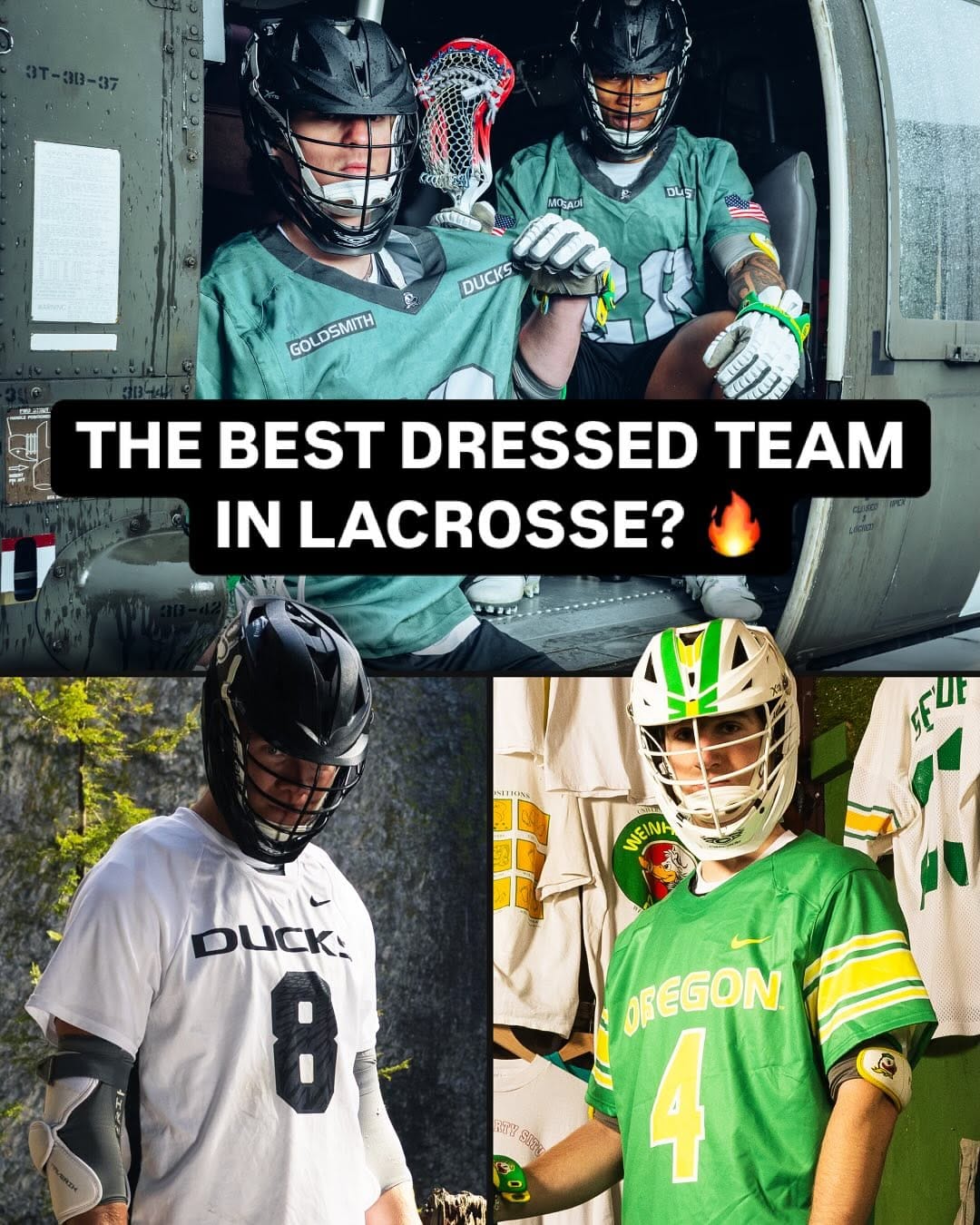 Post 10 by Oregon Men's Lacrosse on Instagram (carousel)