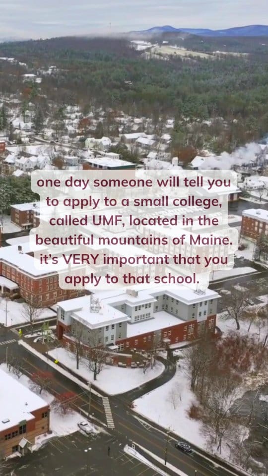 Post 10 by University of Maine at Farmington on Instagram (video)