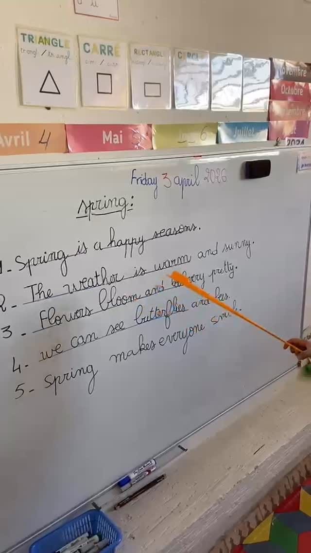 Post 8 by Préscolaire Les Colibris on Instagram (video)
