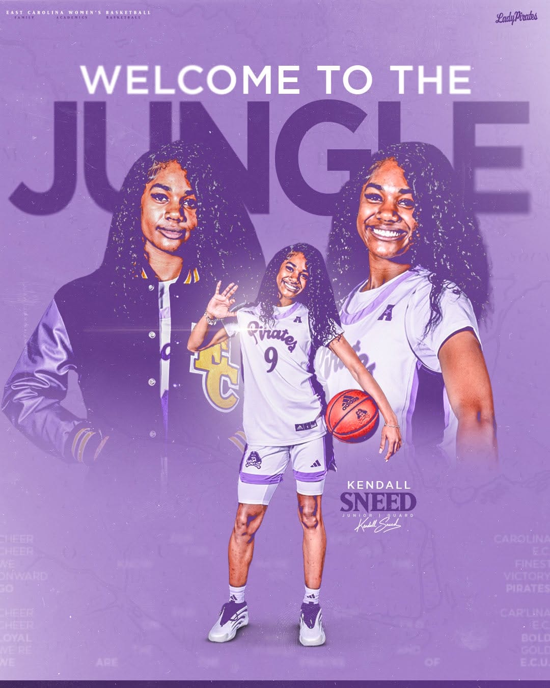 Post 5 by ECU Women’s Basketball on Instagram (carousel)