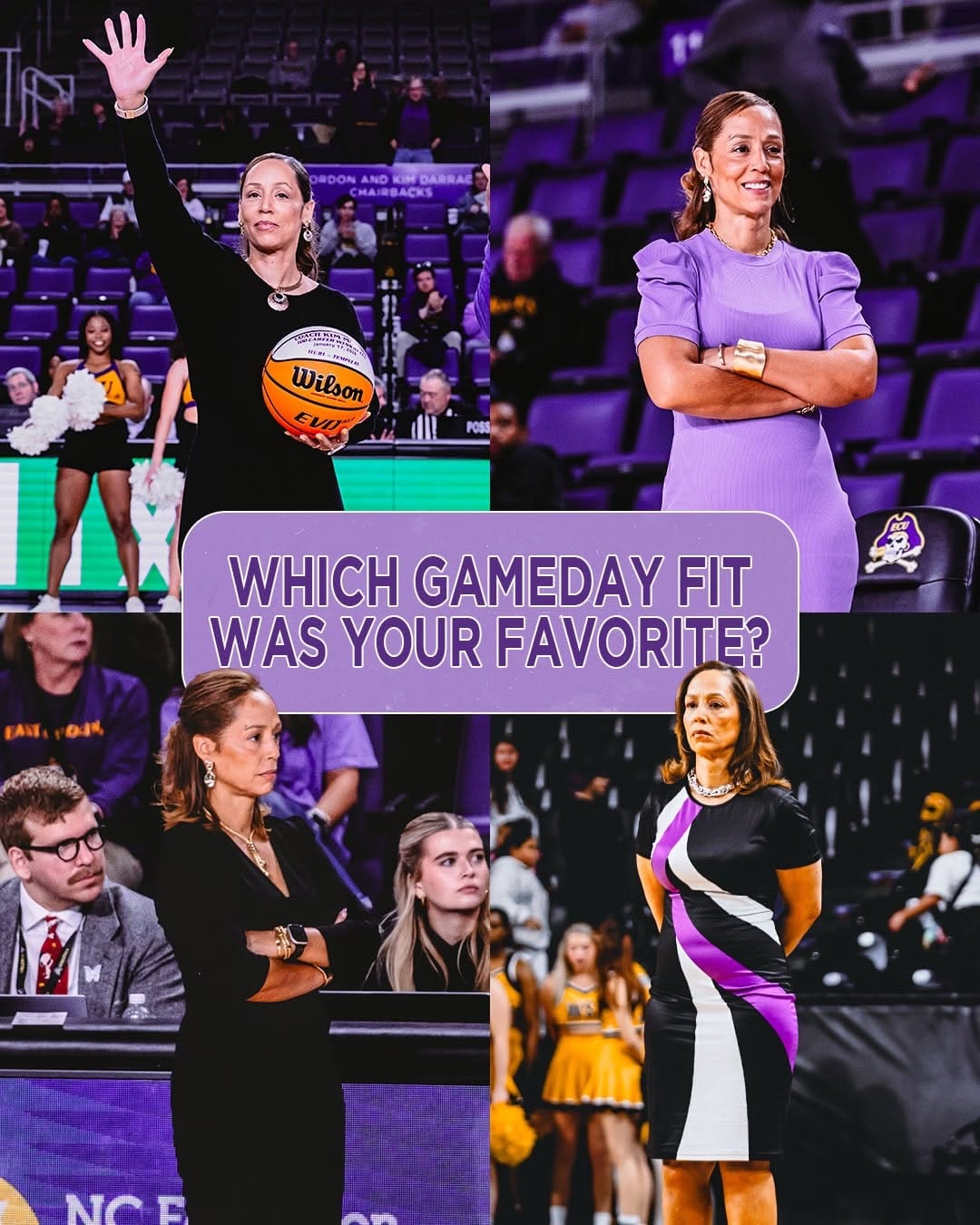 Post 4 by ECU Women’s Basketball on Instagram (carousel)