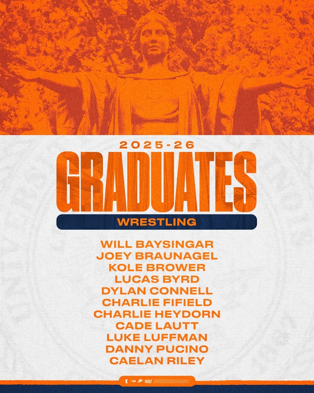 Post 2 by Illinois Wrestling on Instagram (image)