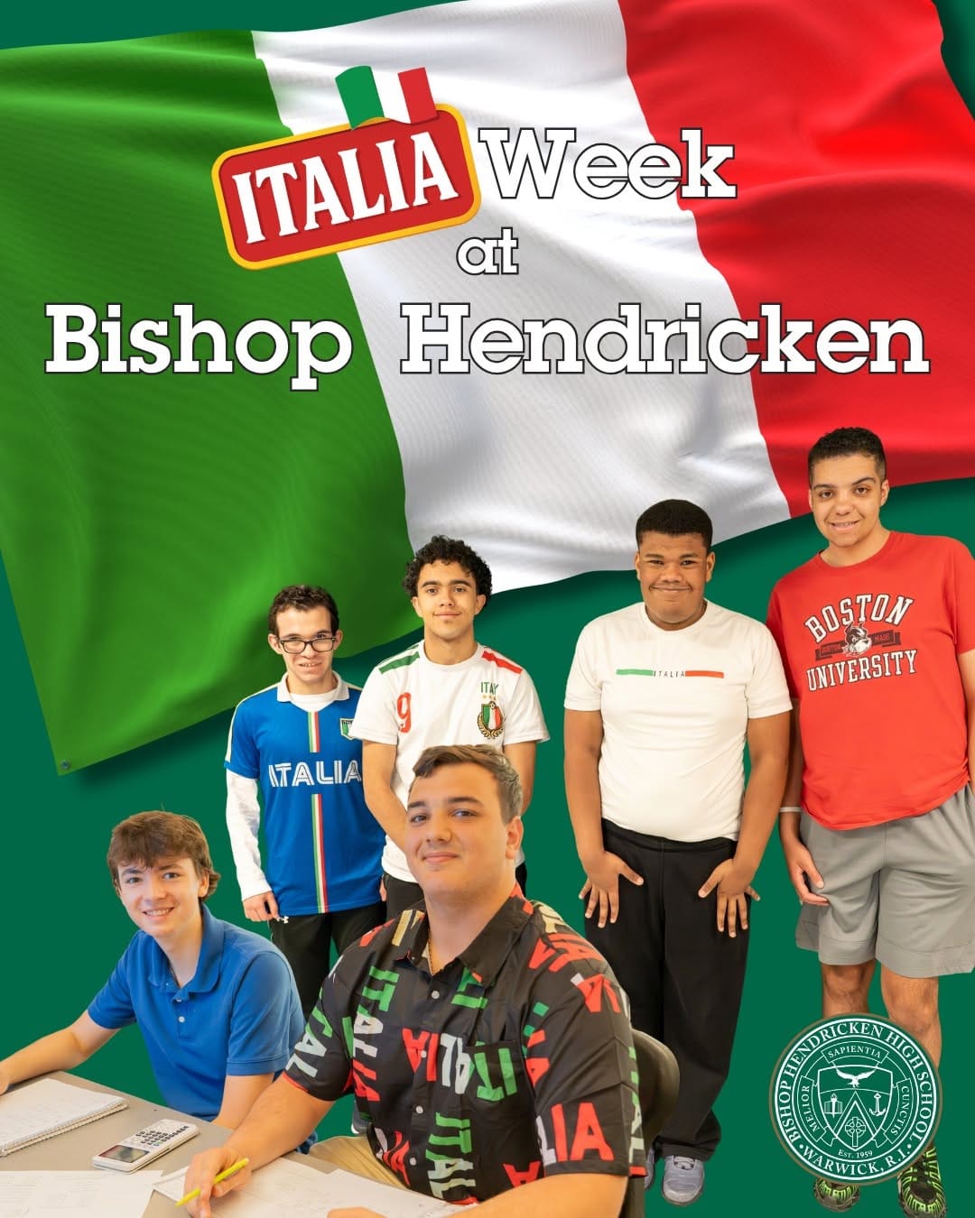 Post 4 by Bishop Hendricken High School on Instagram (image)