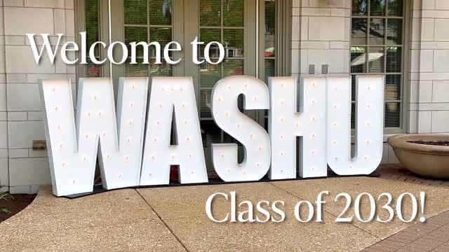 Post 10 by WashU Admissions on Instagram (video)