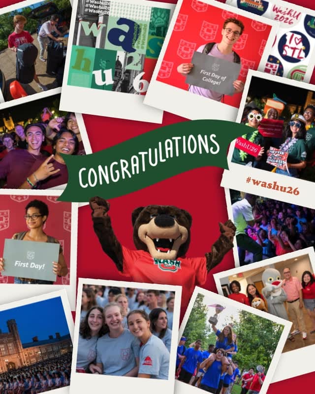 Post 8 by WashU Admissions on Instagram (video)
