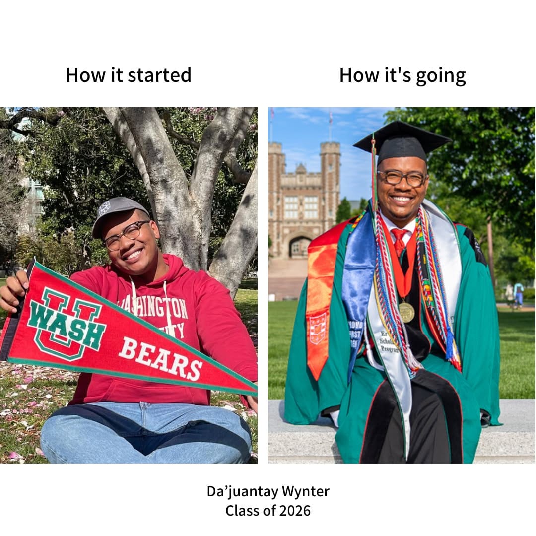 Post 5 by WashU Admissions on Instagram (image)