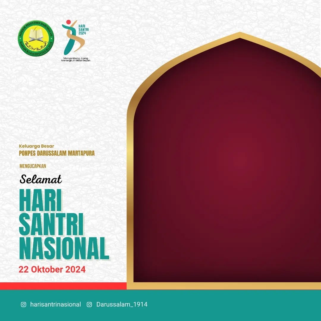 Post 9 by PONDOK PESANTREN DARUSSALAM MARTAPURA on Instagram (carousel)