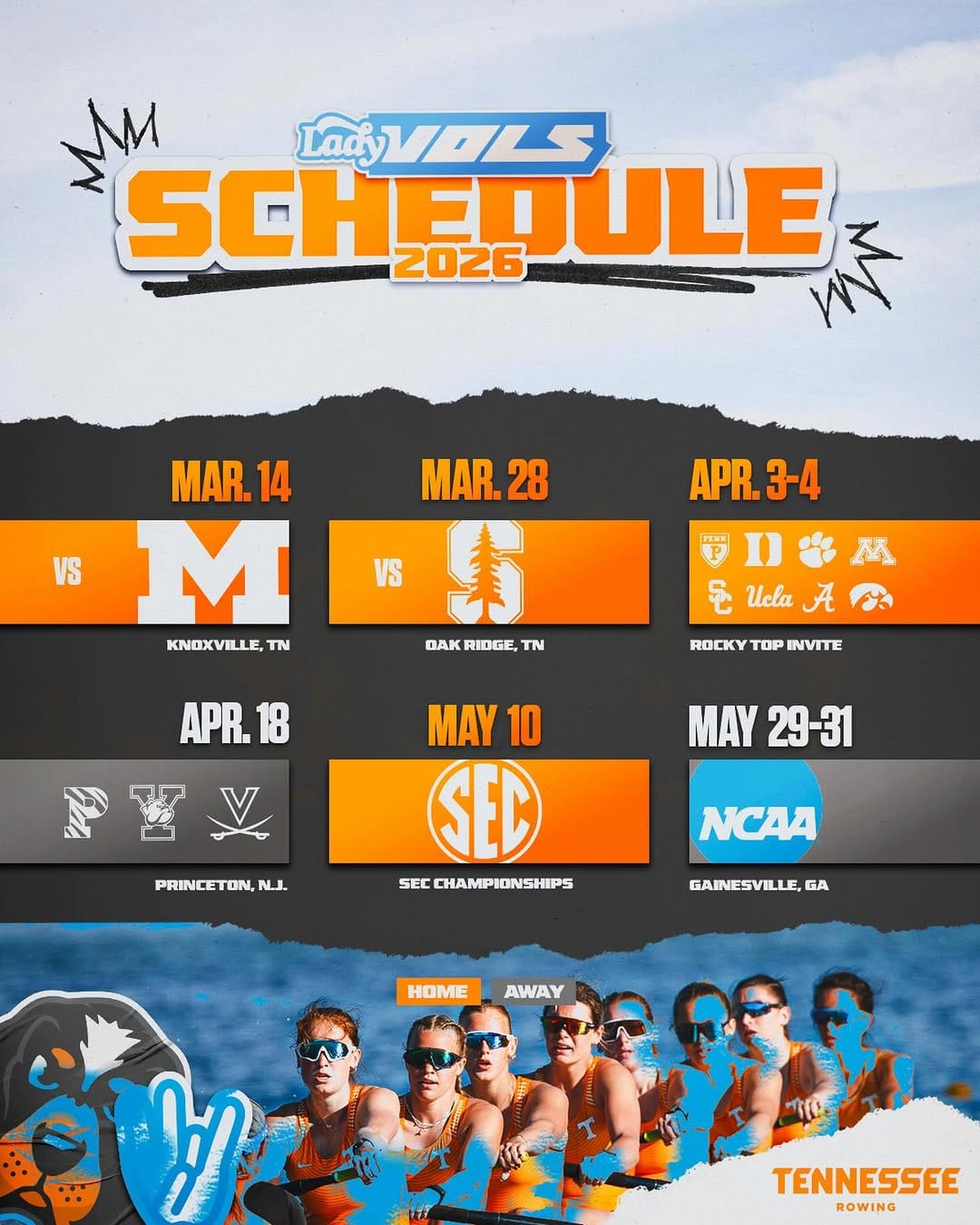 Post 10 by Tennessee Rowing on Instagram (image)