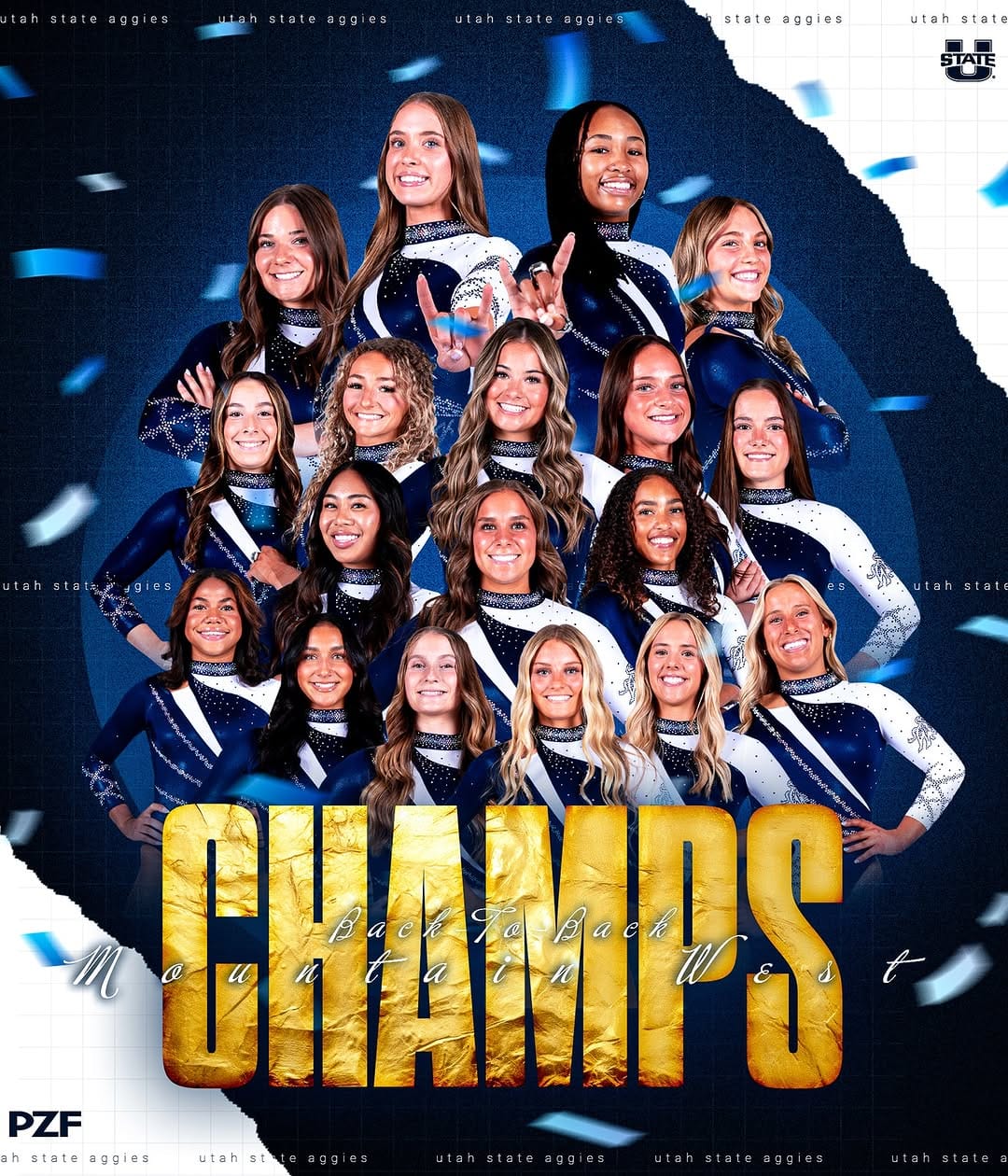Post 10 by Utah State Gymnastics on Instagram (image)