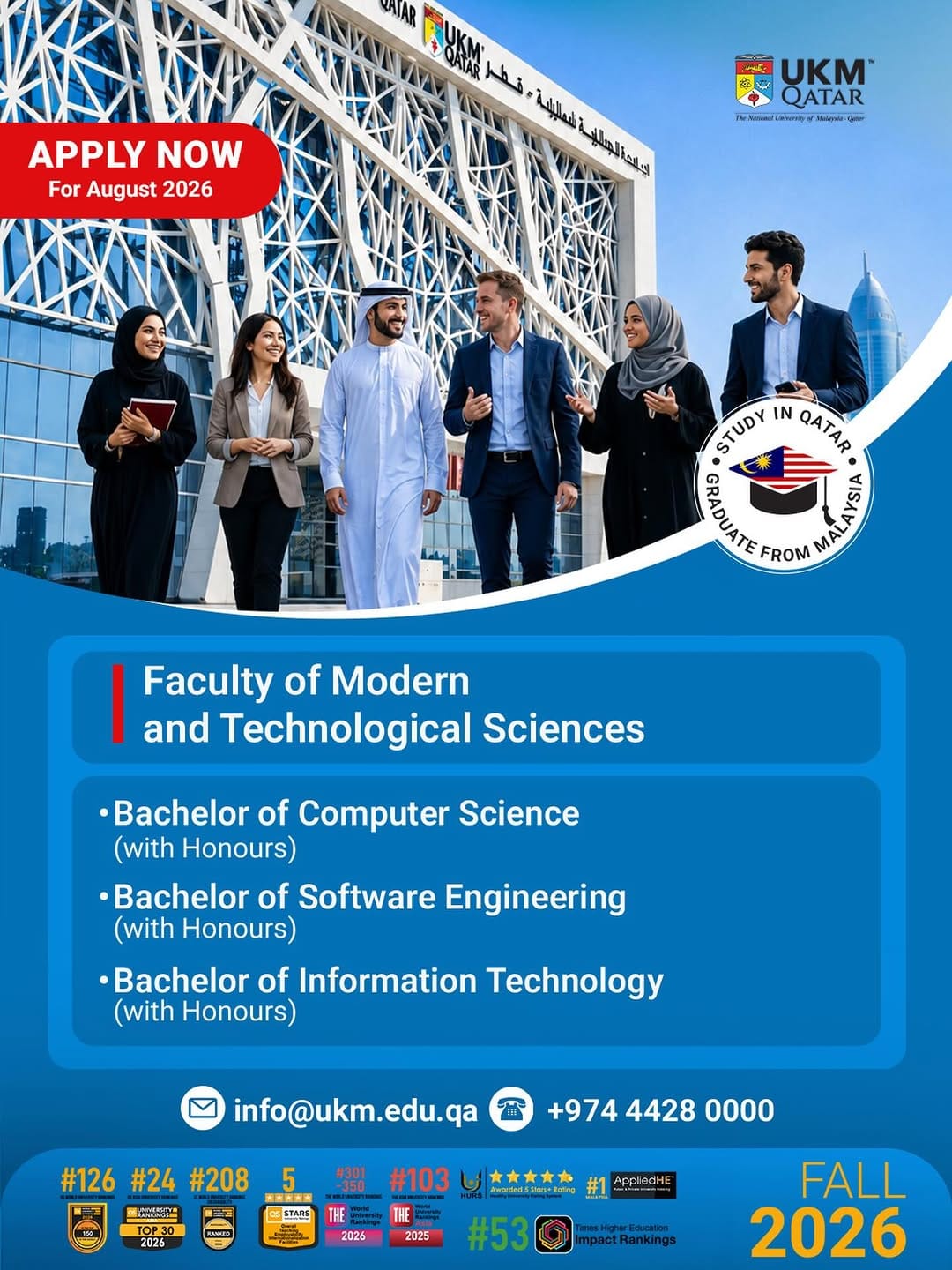 Post 6 by The National University of Malaysia-Qatar on Instagram (image)