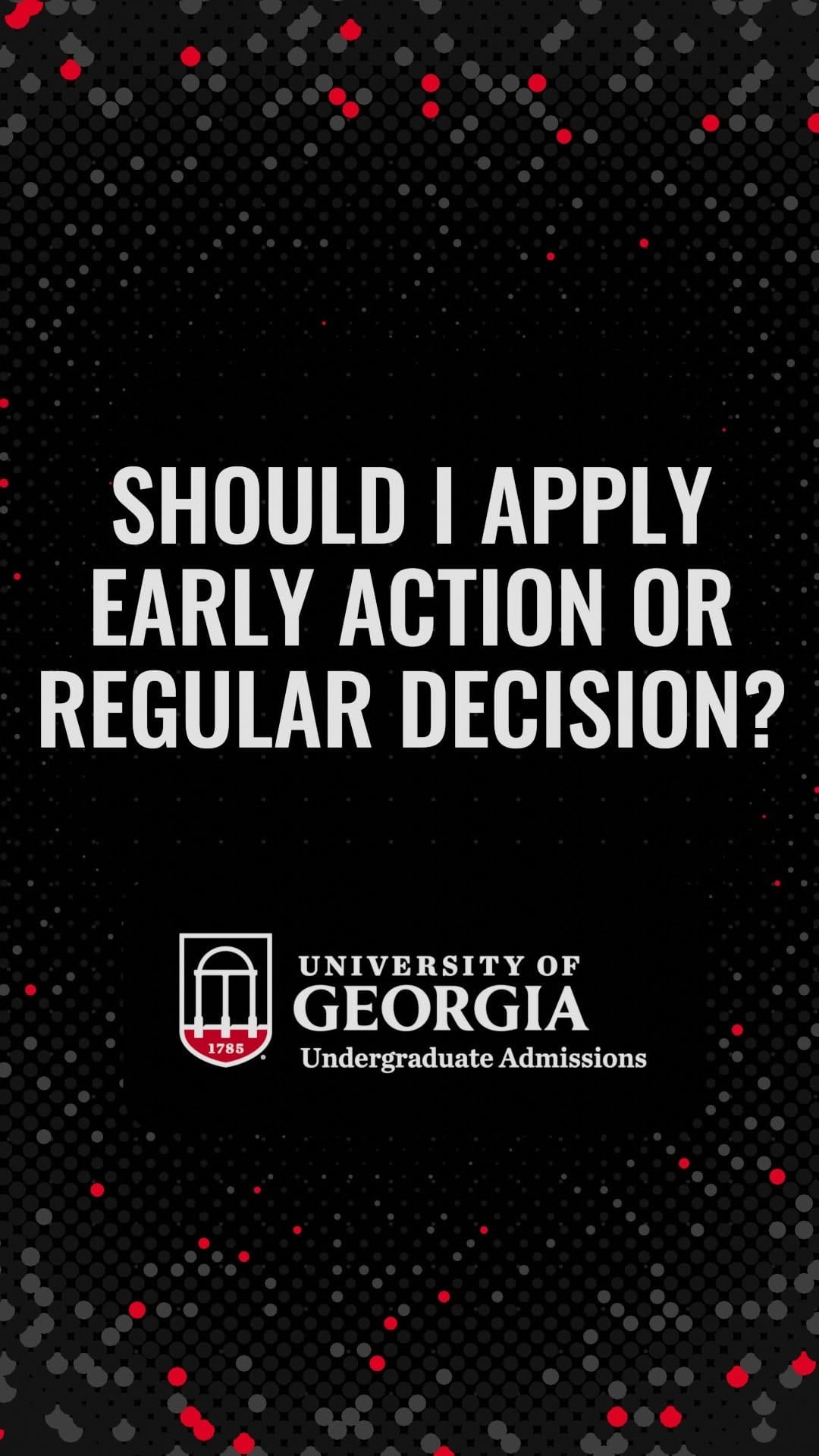 Post 10 by UGA Admissions on Instagram (video)