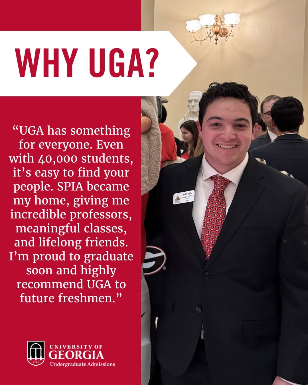 Post 5 by UGA Admissions on Instagram (image)