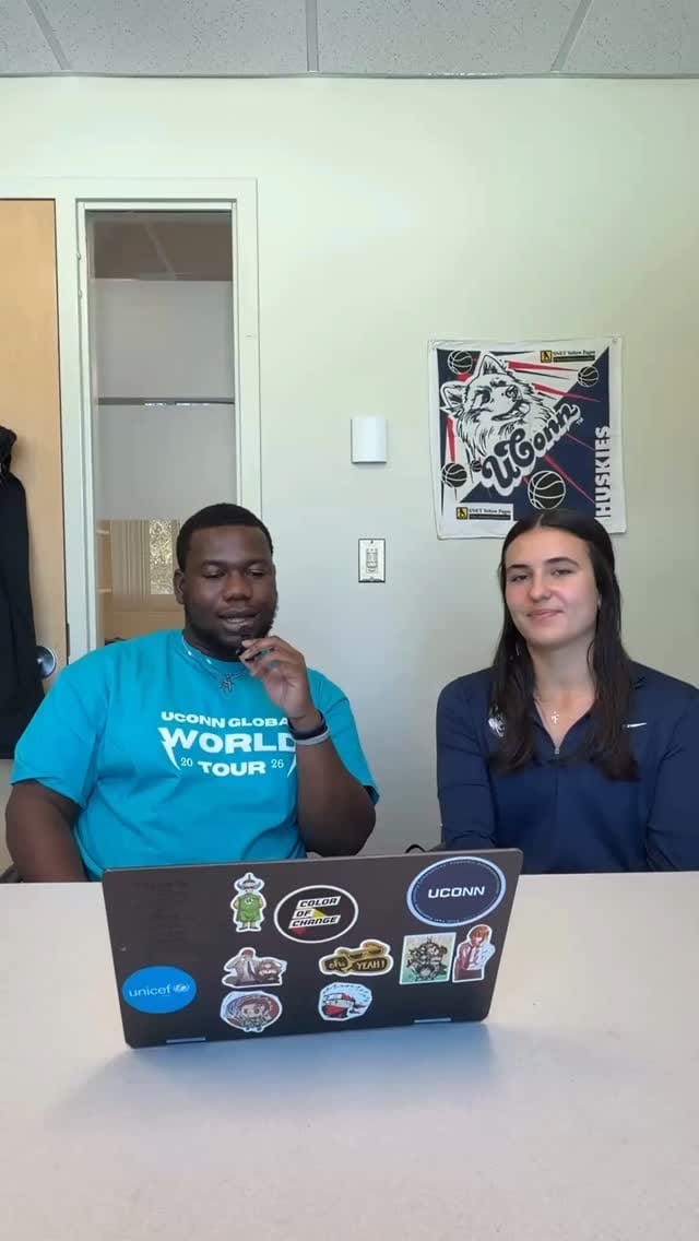 Post 6 by UConn Global Affairs on Instagram (video)