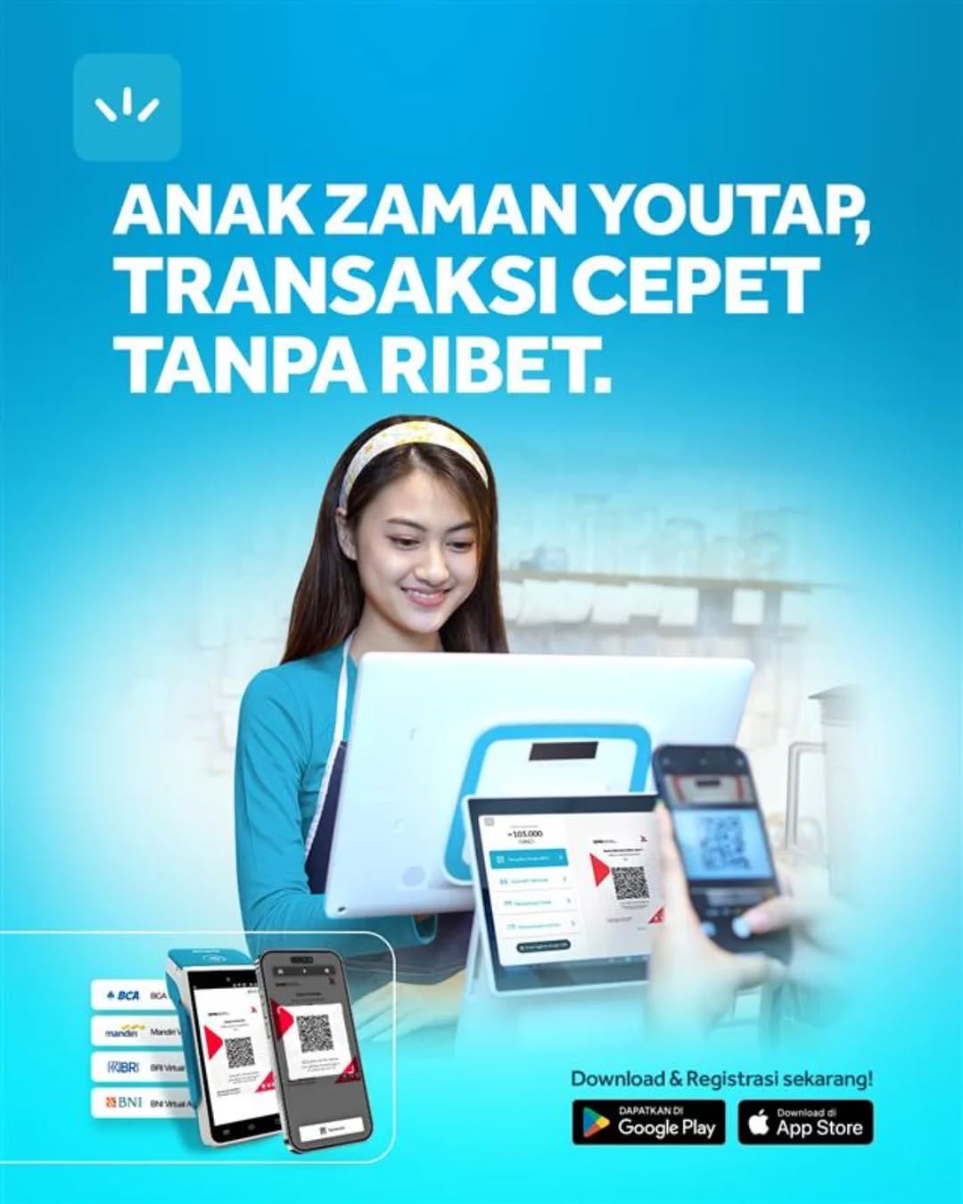 Post 1 by Youtap - Aplikasi Usaha on Instagram (image)