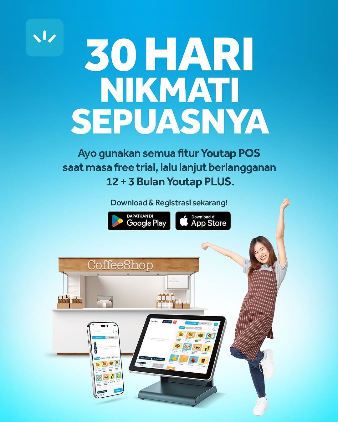 Post 7 by Youtap - Aplikasi Usaha on Instagram (image)
