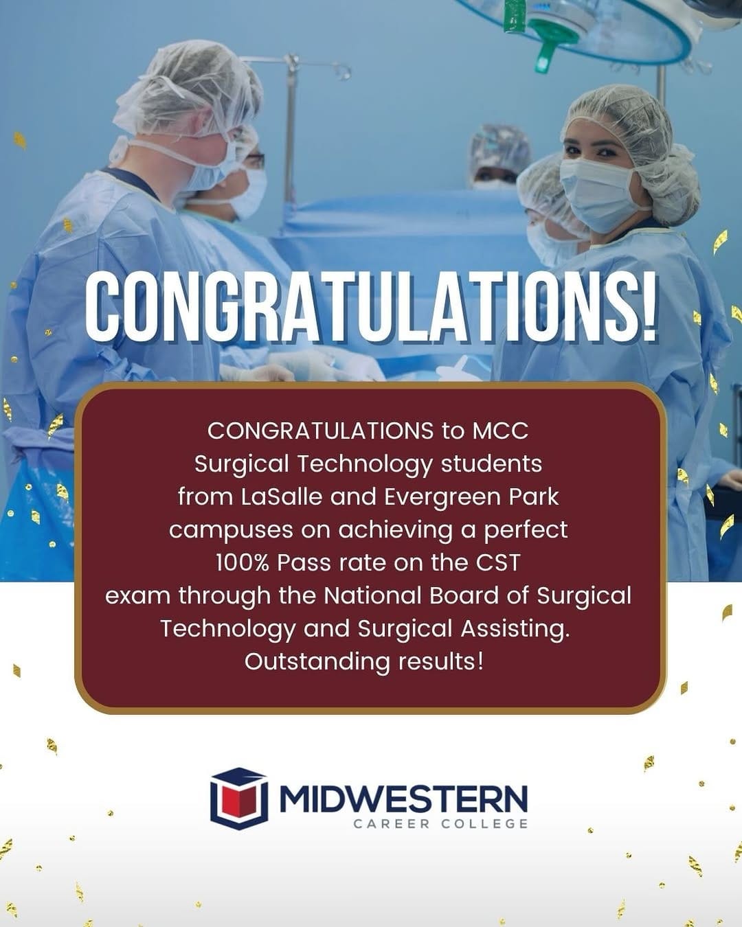 Post 9 by Midwestern Career College on Instagram (image)