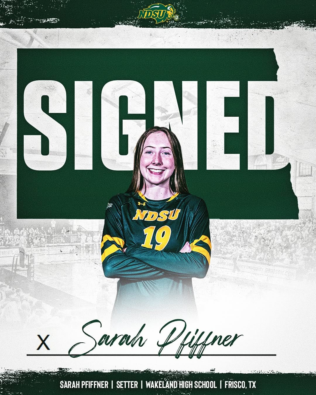 Post 1 by NDSU Volleyball on Instagram (image)