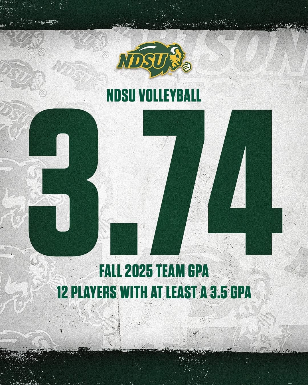 Post 8 by NDSU Volleyball on Instagram (image)
