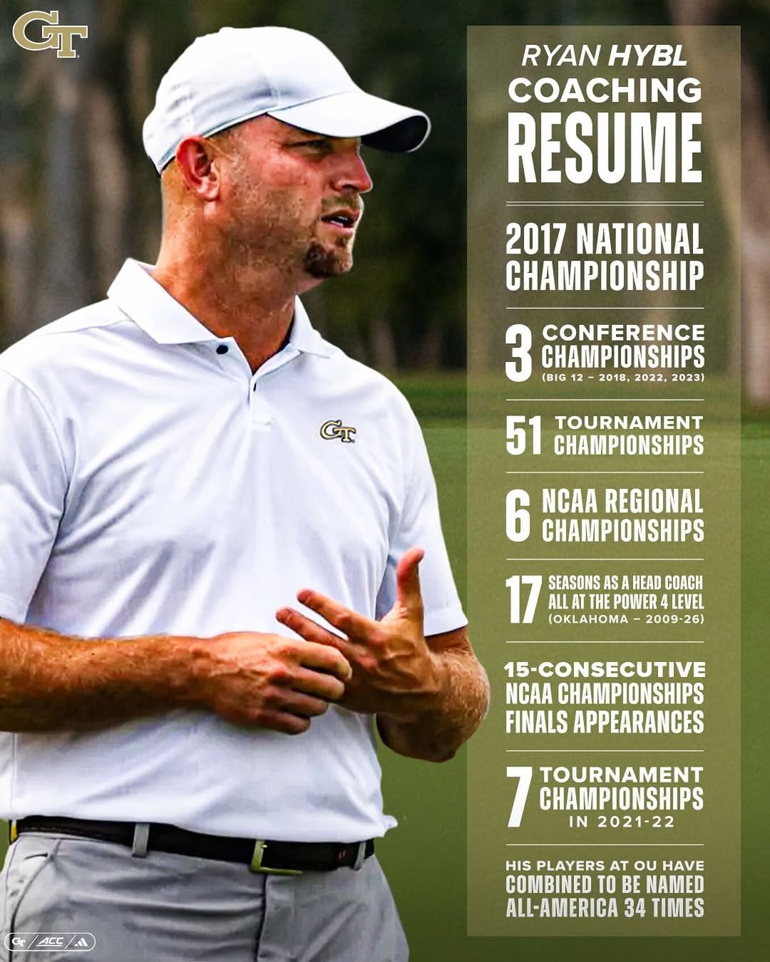 Post 7 by Georgia Tech Golf on Instagram (image)