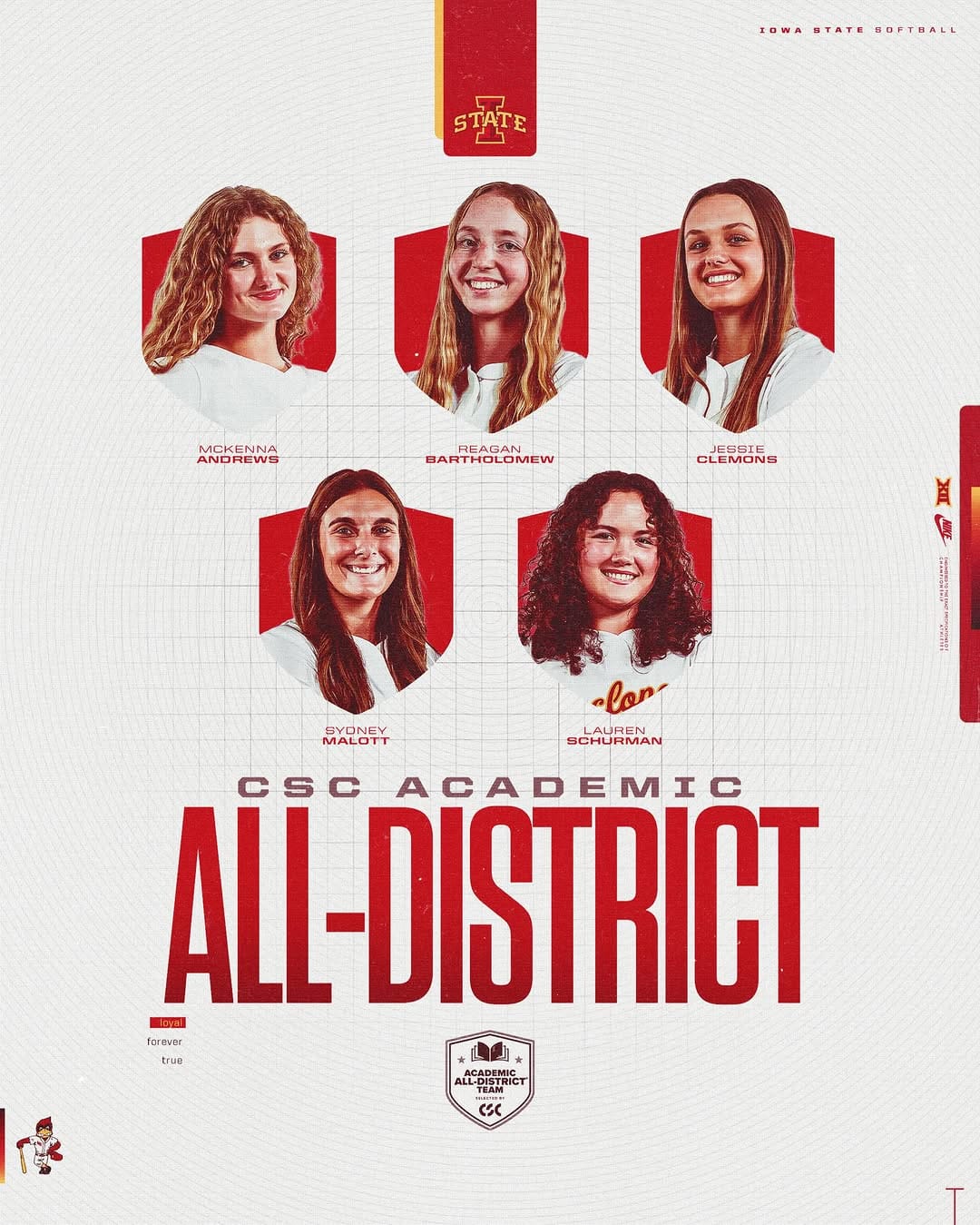 Post 1 by Iowa State Softball on Instagram (image)