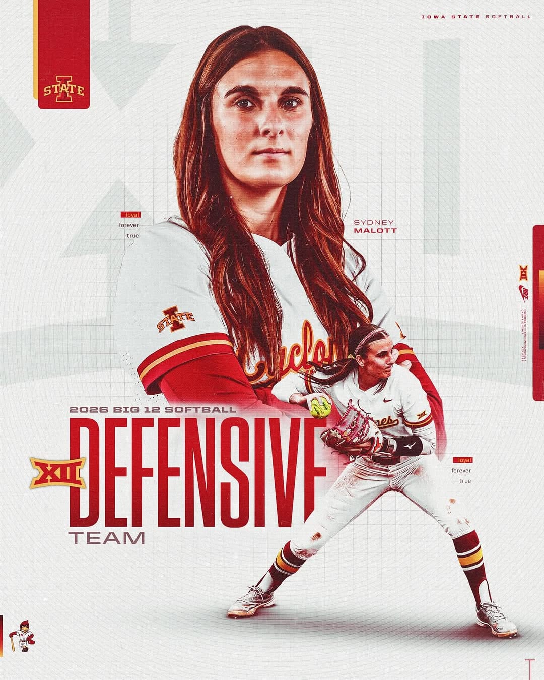 Post 9 by Iowa State Softball on Instagram (image)