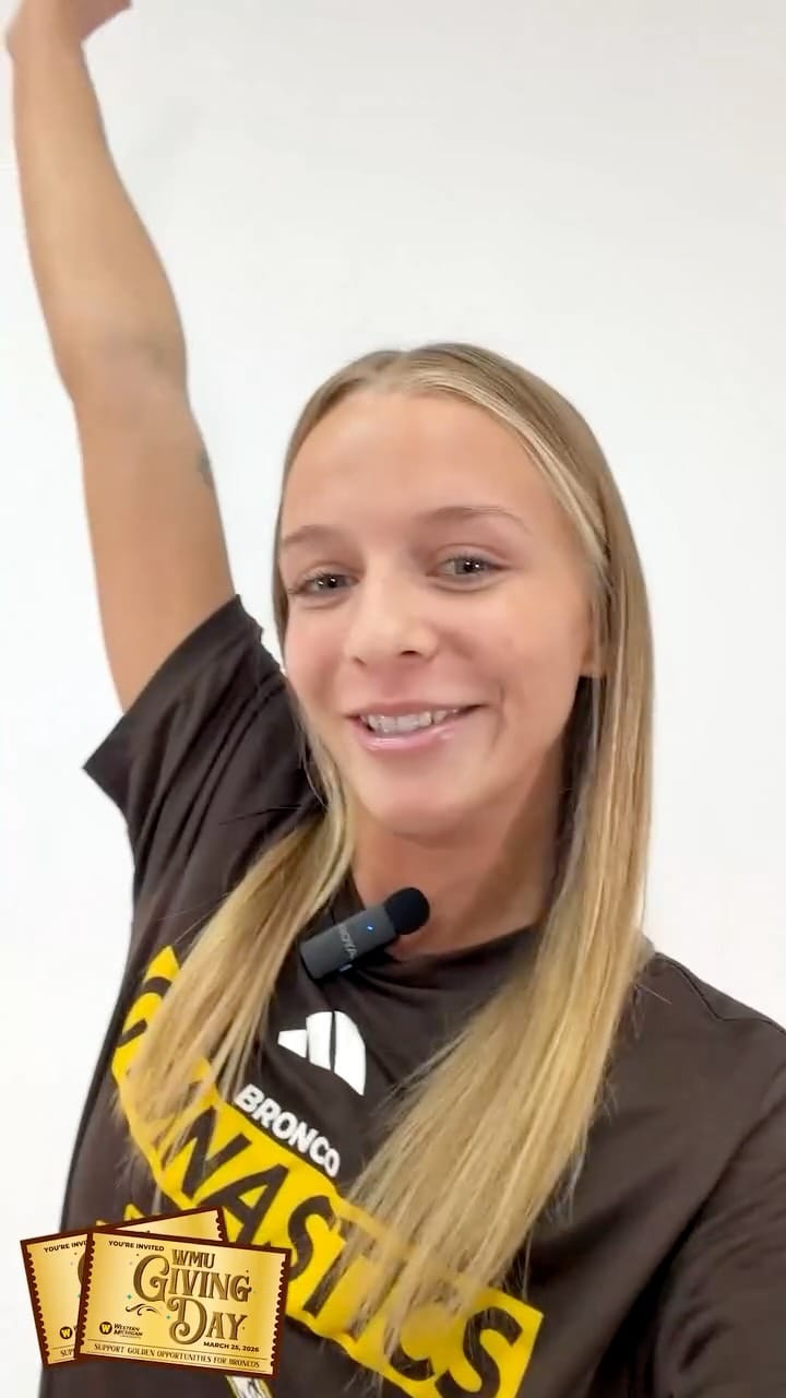 Post 7 by Western Michigan Gymnastics on Instagram (video)