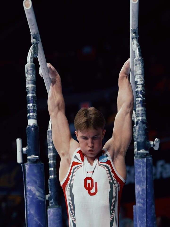 Post 10 by Oklahoma Men's Gymnastics on Instagram (carousel)