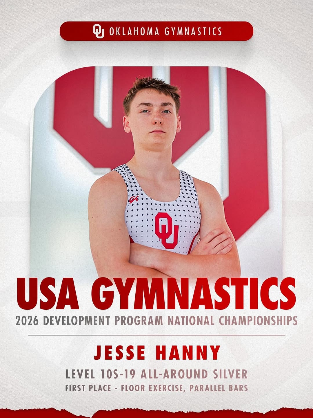 Post 8 by Oklahoma Men's Gymnastics on Instagram (carousel)