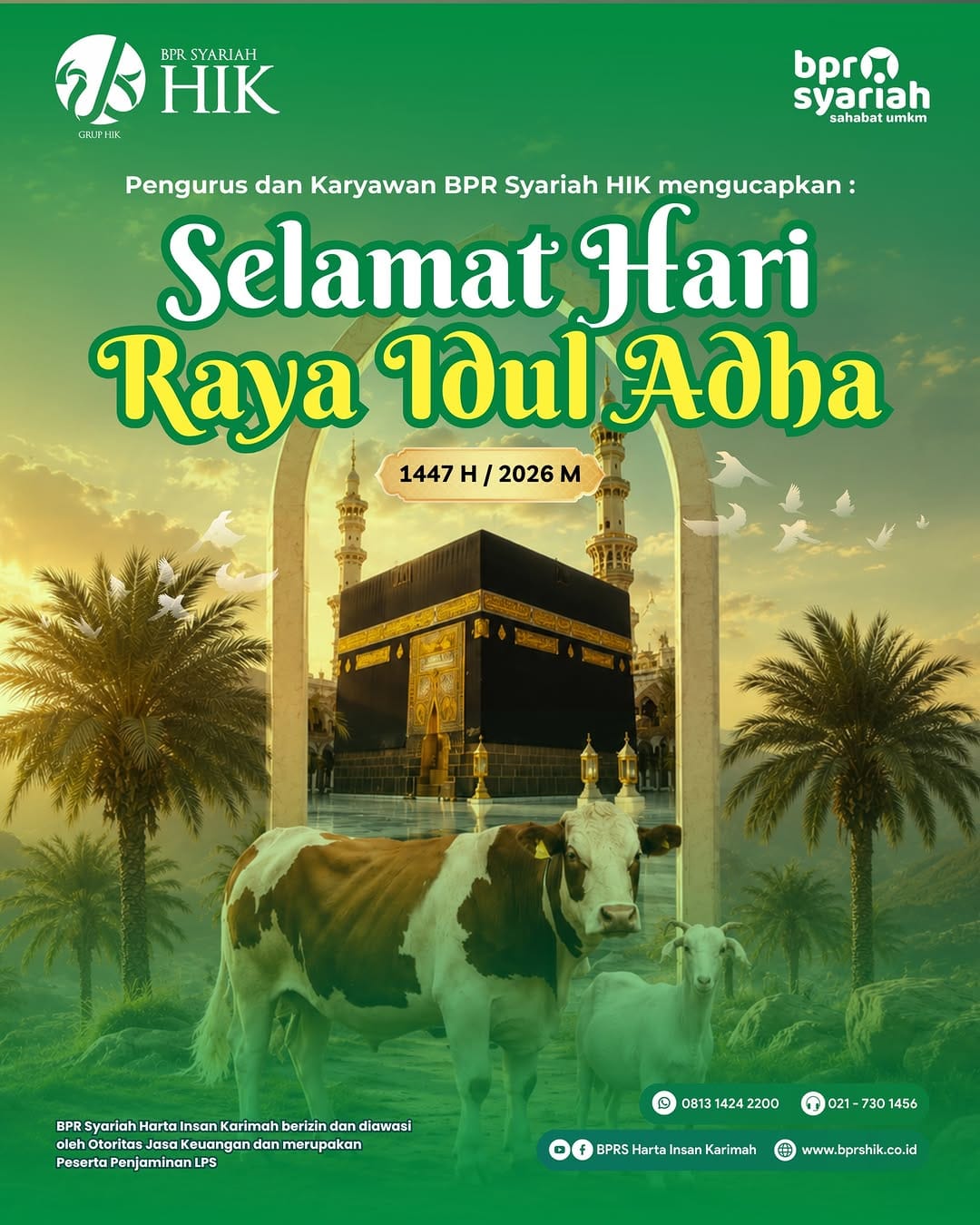 Post 1 by BPR Syariah HIK || Lembaga Jasa Keuangan Syariah on Instagram (image)