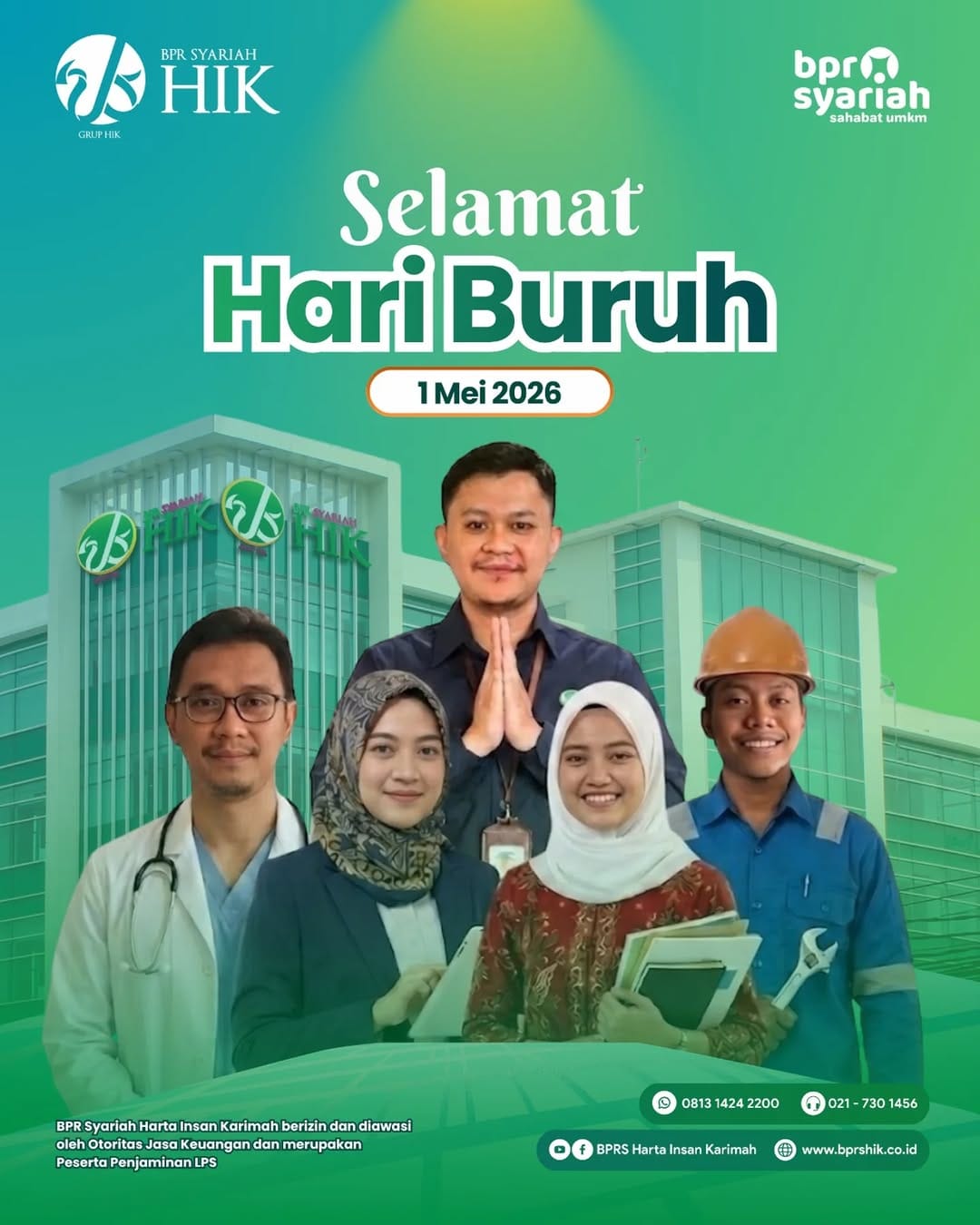 Post 9 by BPR Syariah HIK || Lembaga Jasa Keuangan Syariah on Instagram (image)