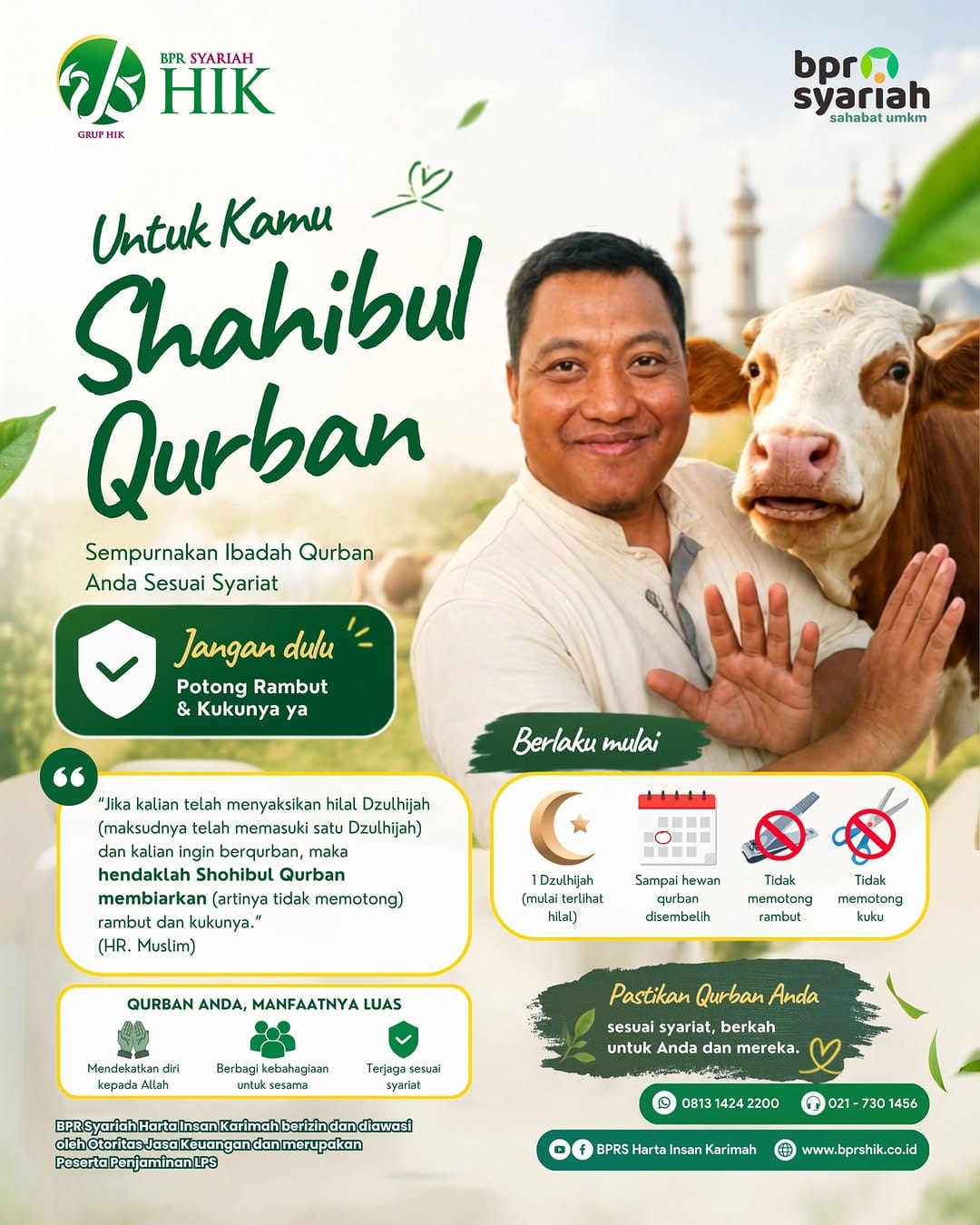 Post 6 by BPR Syariah HIK || Lembaga Jasa Keuangan Syariah on Instagram (image)