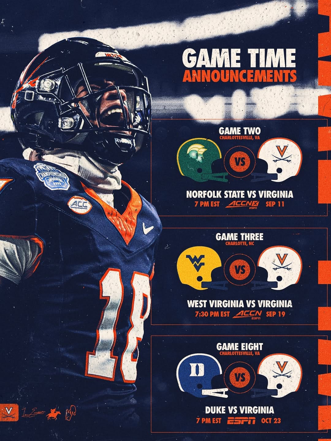 Post 1 by Virginia Football on Instagram (image)