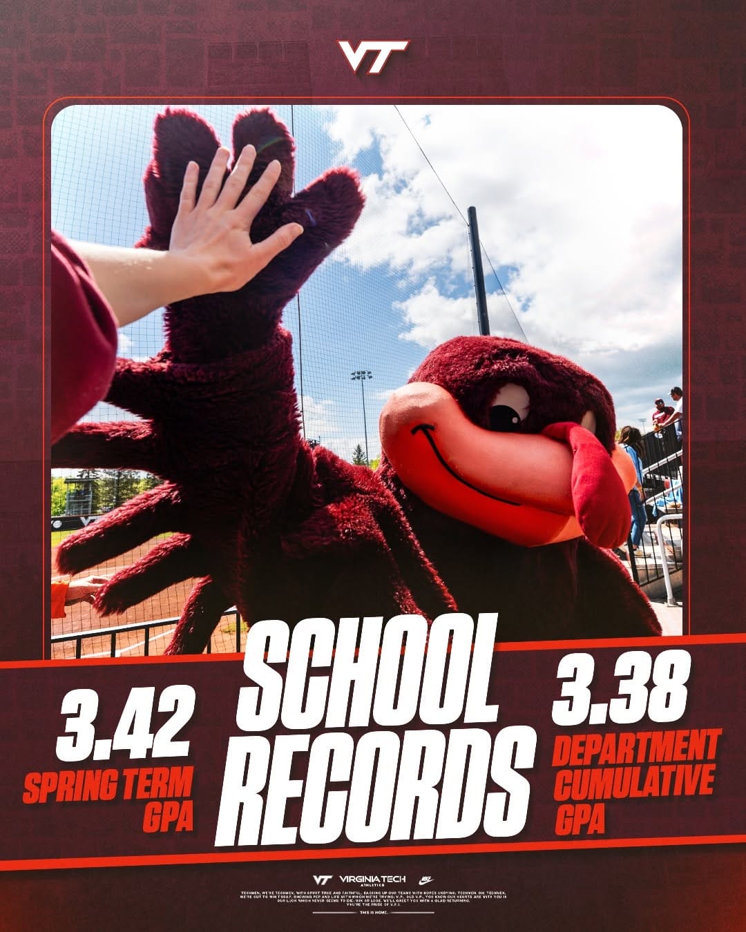 Post 4 by Virginia Tech Athletics on Instagram (image)
