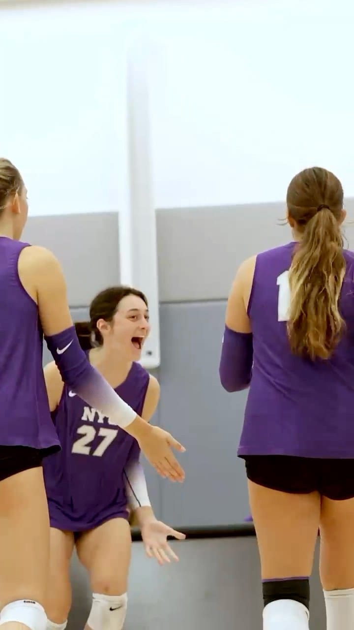Post 10 by NYU Women's Volleyball on Instagram (video)