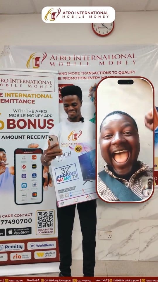 Post 7 by Afro International Sierra Leone on Instagram (video)