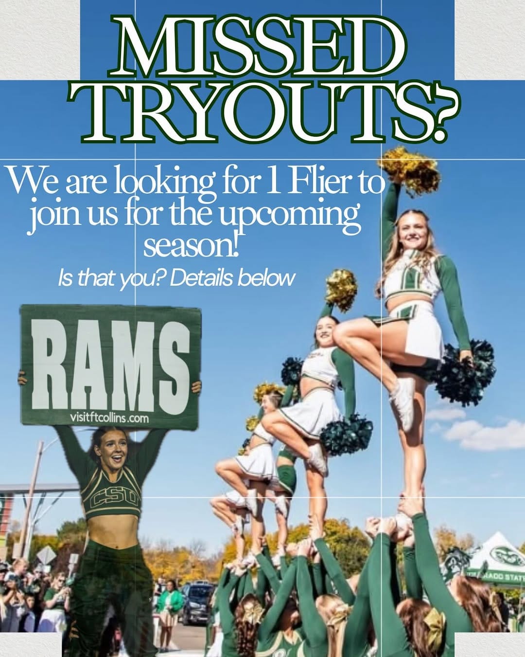 Post 3 by CSUCheerleading on Instagram (image)
