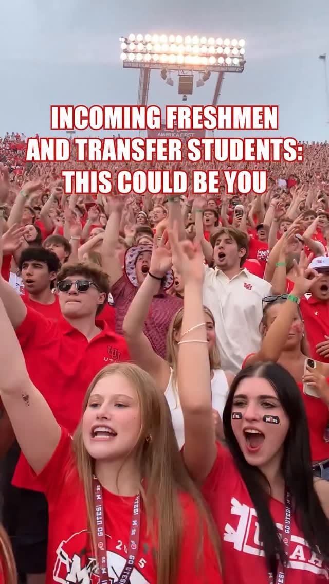 Post 7 by University of Utah Admissions on Instagram (video)