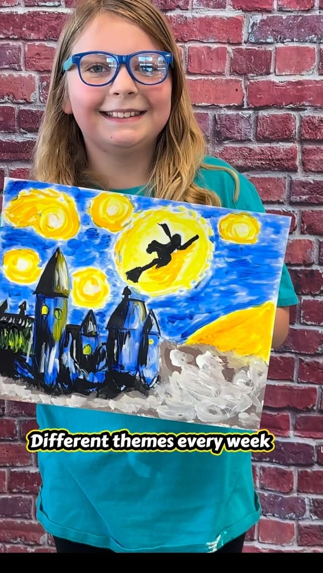 Post 2 by Bash & Design Gallery | Art classes for kids & adults on Instagram (video)
