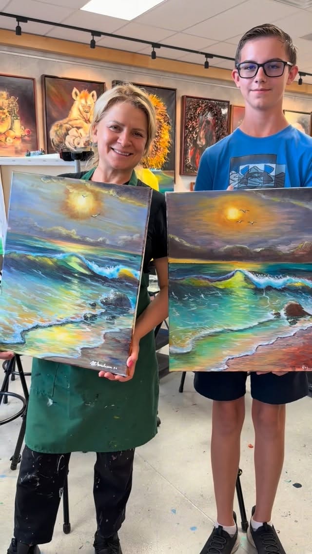 Post 4 by Bash & Design Gallery | Art classes for kids & adults on Instagram (video)