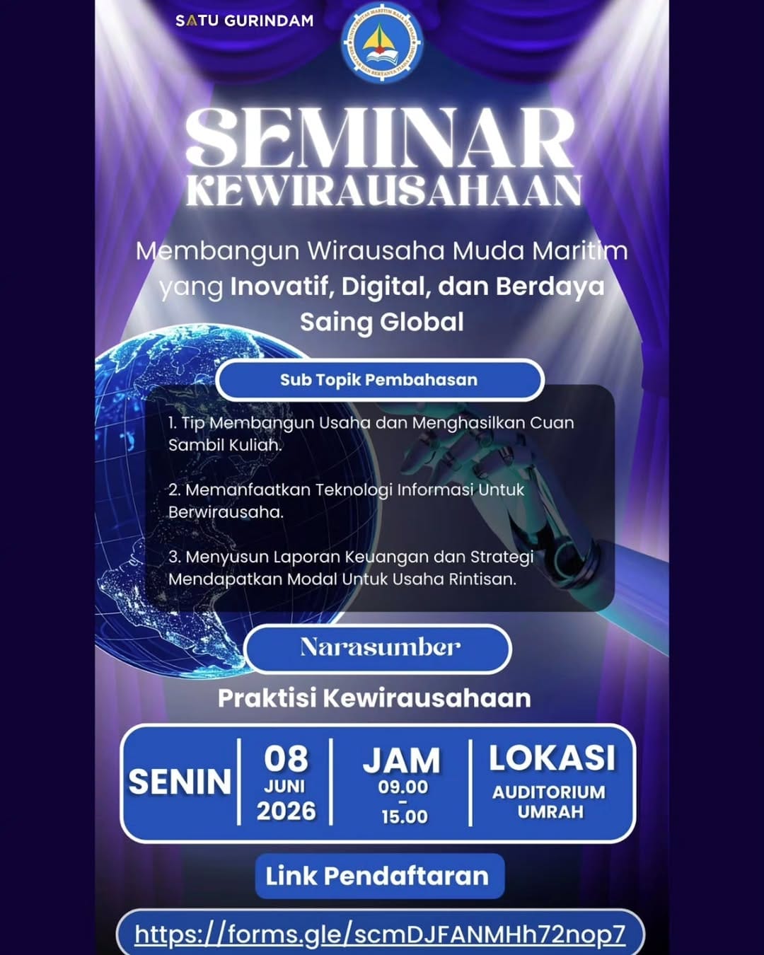 Post 4 by Univ. Maritim Raja Ali Haji on Instagram (image)