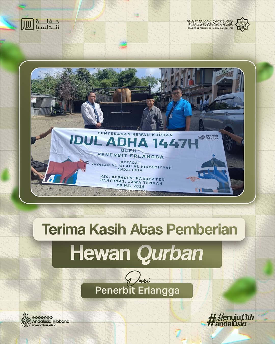 Post 8 by Pondok Pesantren At Taujieh Al Islamy 2 Andalusia on Instagram (image)