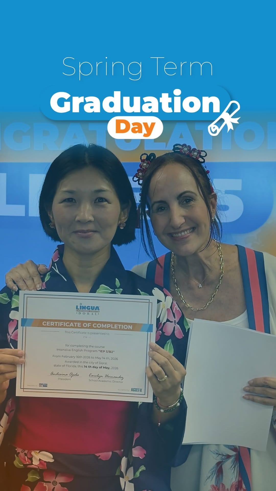 Post 6 by Lingua Language Center | English School in South Florida on Instagram (video)