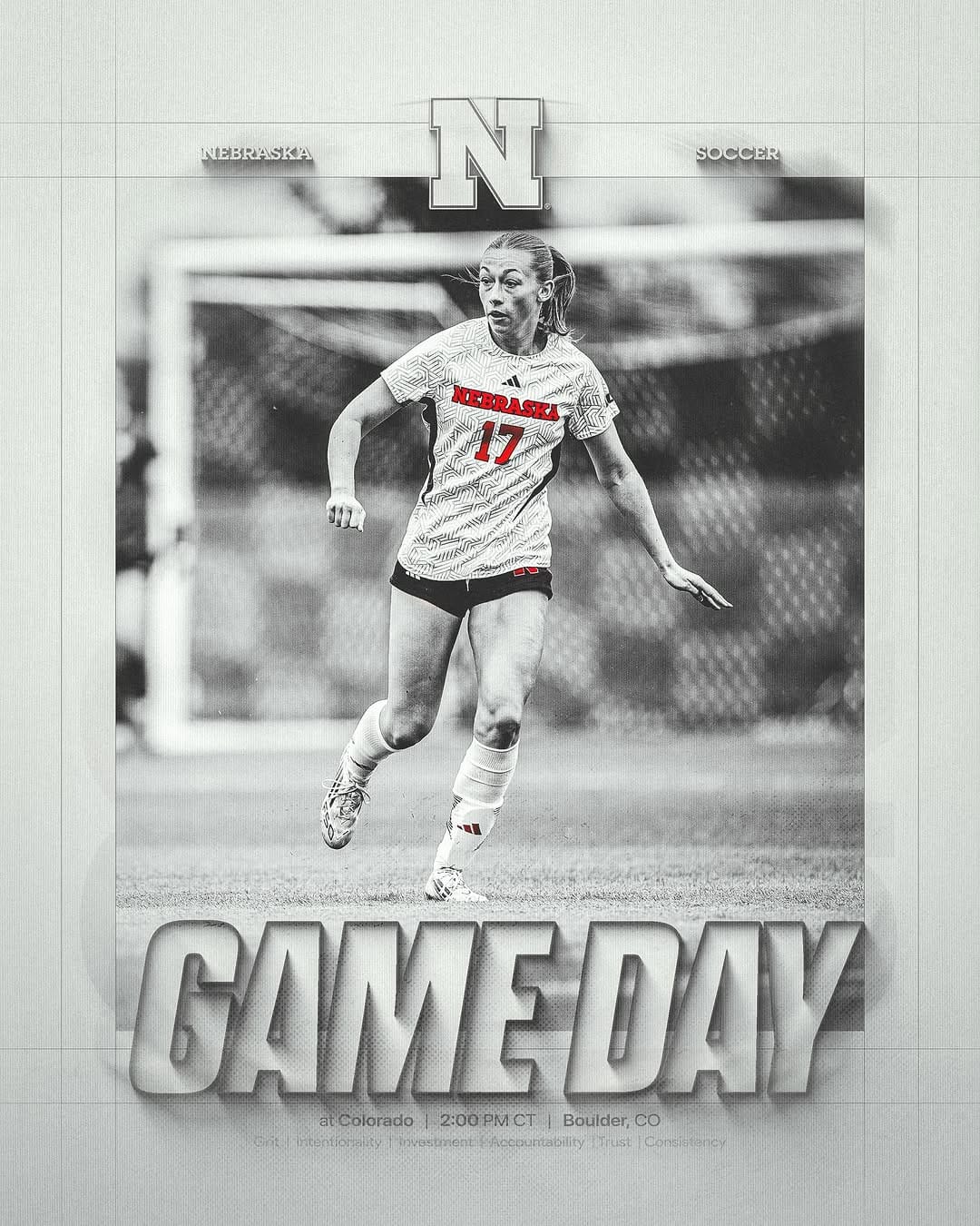 Post 6 by Nebraska Soccer on Instagram (image)